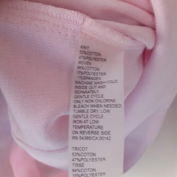 EMBROIDERED WOVEN KNIT BUTTON UP L/SLEEVE JARDIGAN SHIRT WITH CONTRAST DENIM, L - Picture 2 of 3